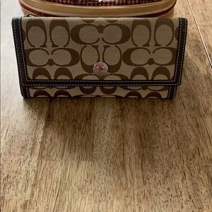 Coach signature wallet